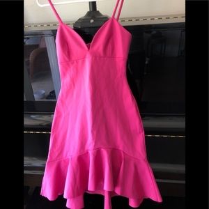 Hot Pink Cocktail Dress